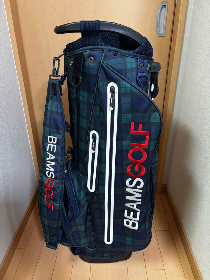 BEAMS GOLF ブラックウォッチ キャディバッグ
