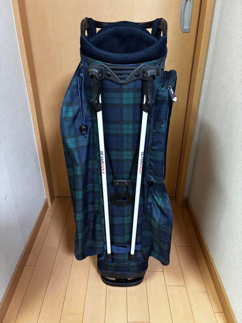 BEAMS GOLF ブラックウォッチ キャディバッグ