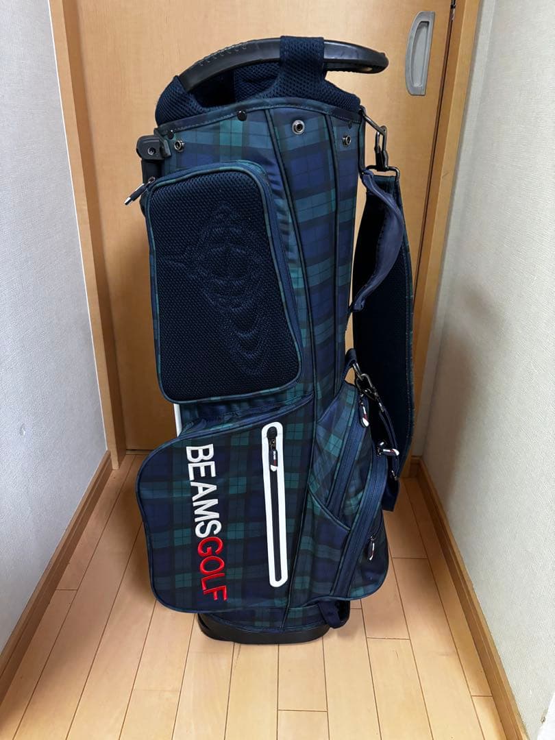 BEAMS GOLF ブラックウォッチ キャディバッグ