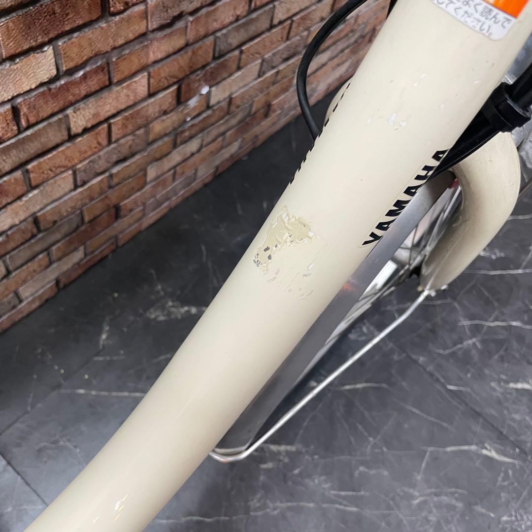 【17】電動自転車 YAMAHA PAS SION クリーム 20インチ