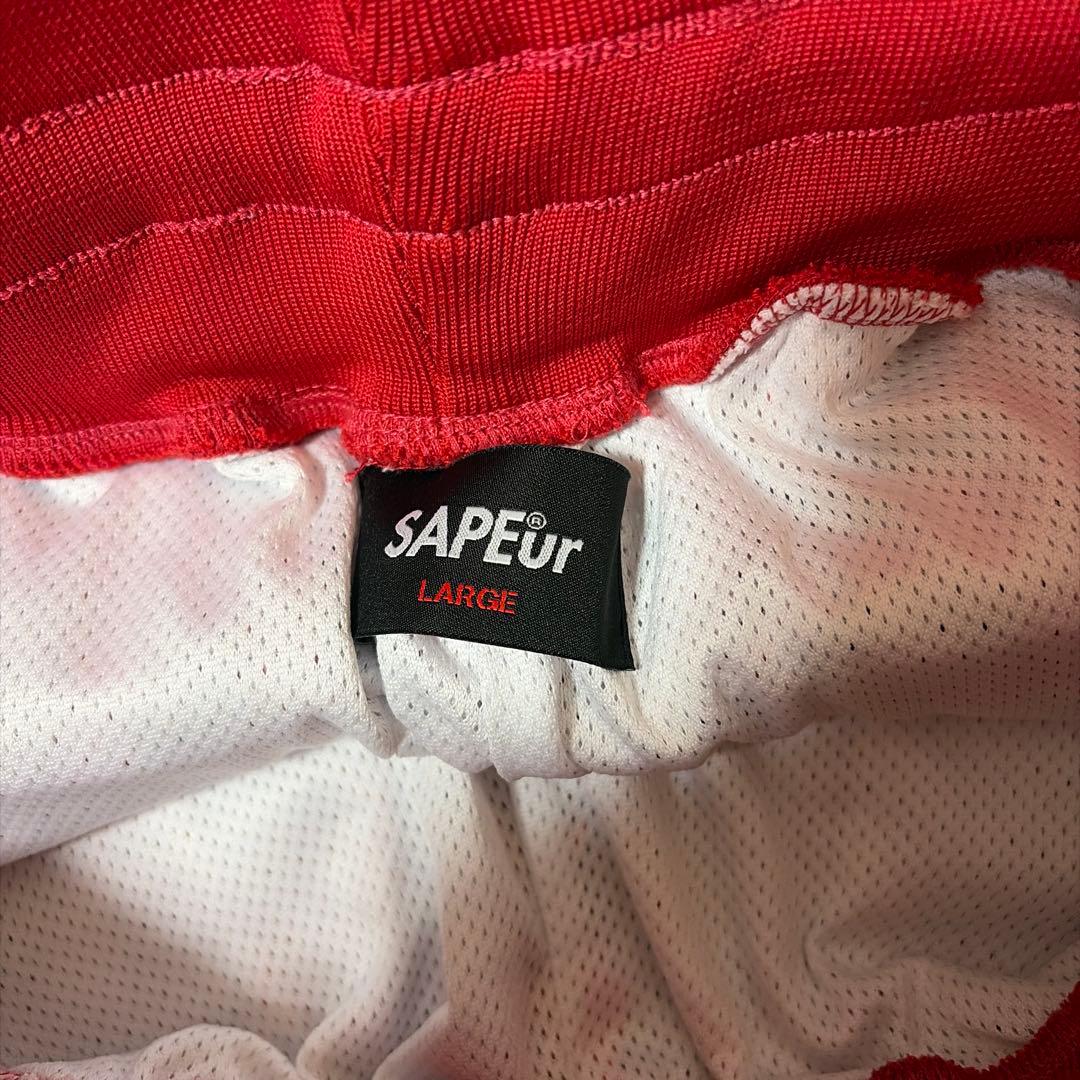 SAPEUR ピンクレオパード柄ショートパンツ L