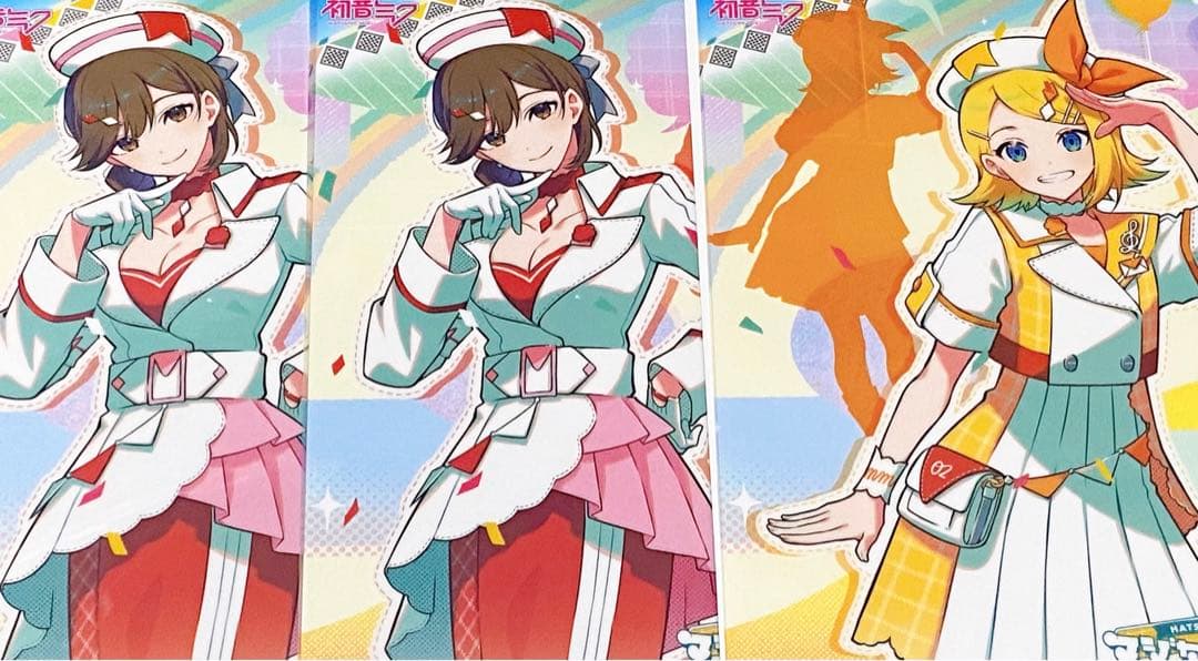マジカルミライ クリアビジュアルポスター アクスタ セット