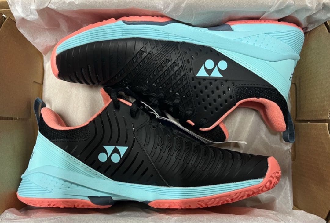 YONEX テニスシューズ クレー・砂入り人工芝用 3E 572 25.5