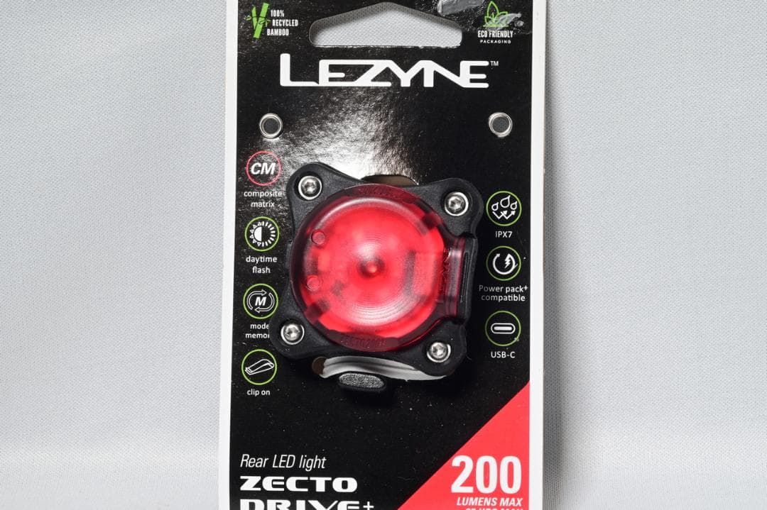 Lezyne レザイン ZECTO Drive 200 ルーメン テール LED