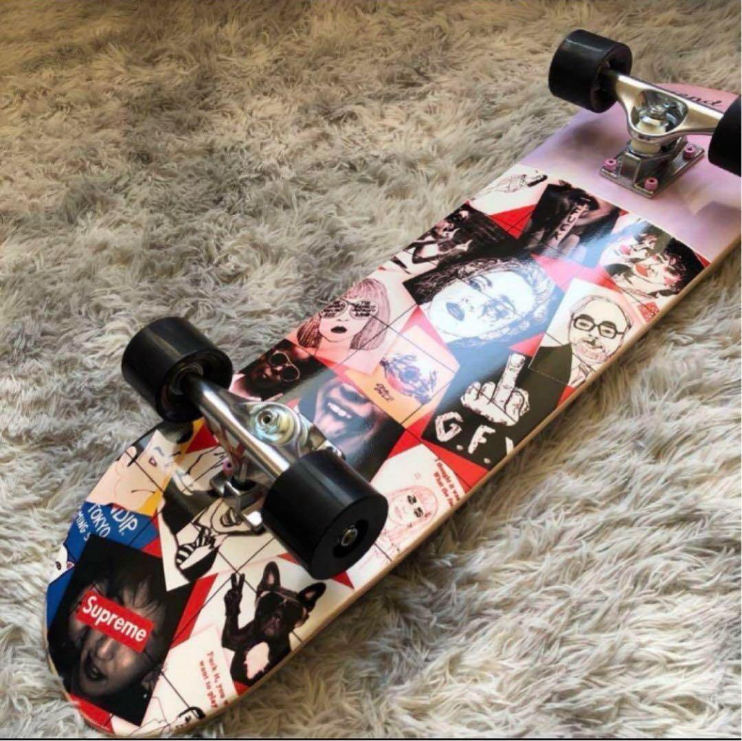 ストリート系スケートボード ピンクデザイン