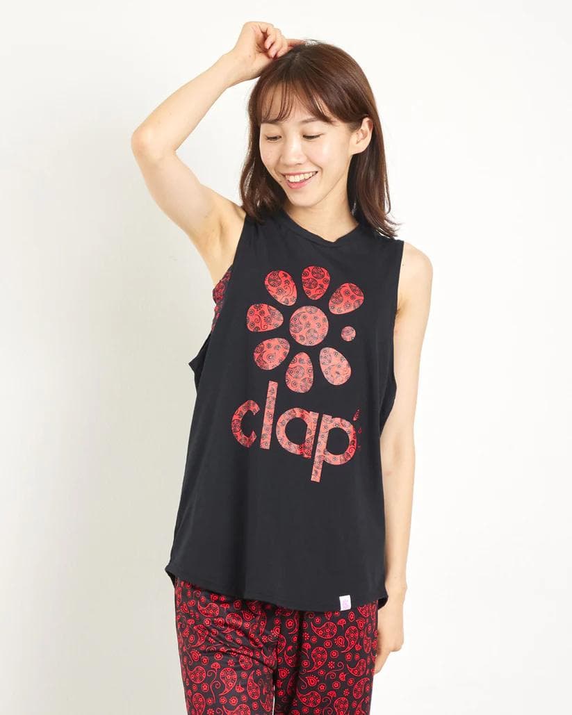 clap クラップ10月新作発売　ペイズリークラップ トレーニングタンク