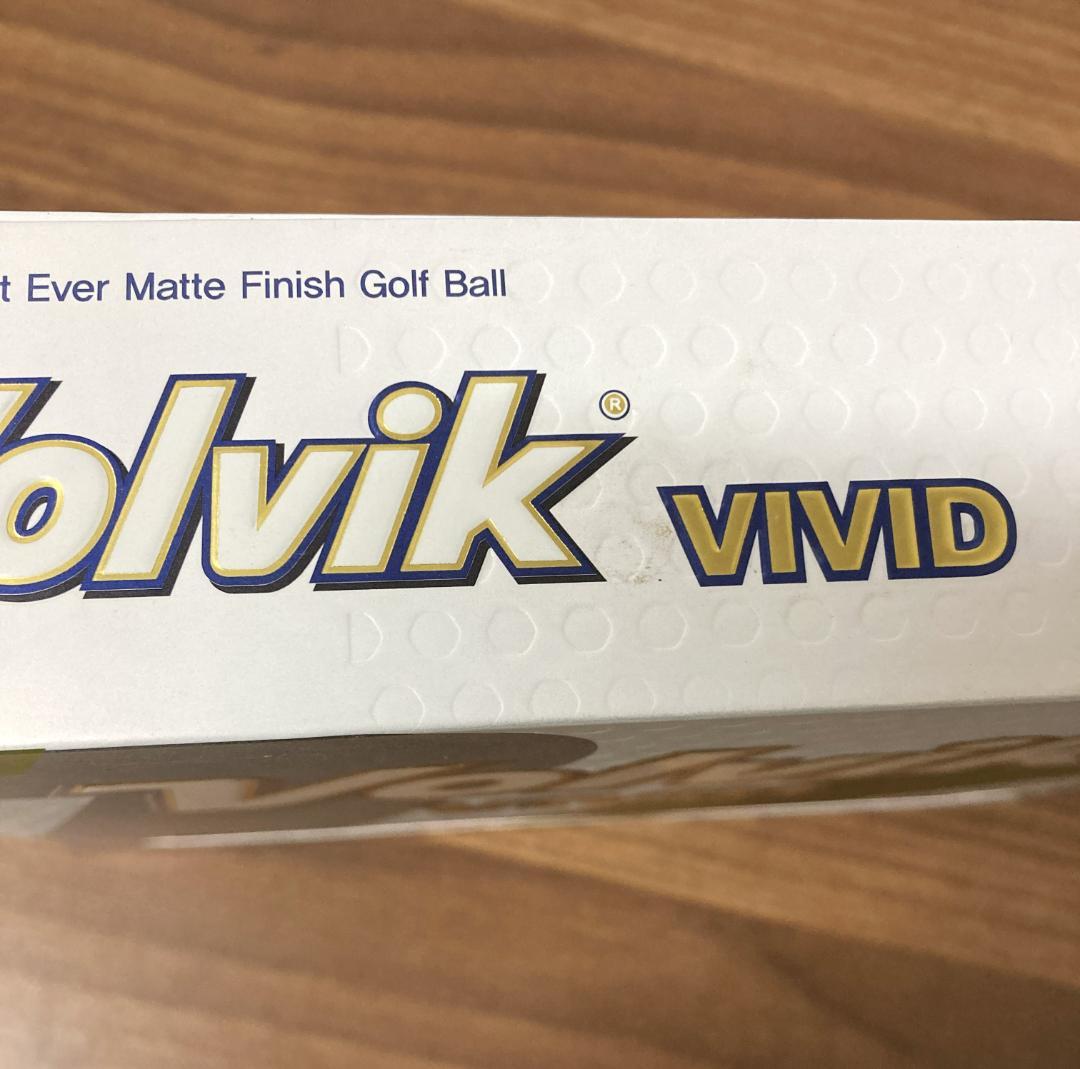 【新古品】Volvik ヴォルビック　ビビッド/ピンク　1ダース/12球