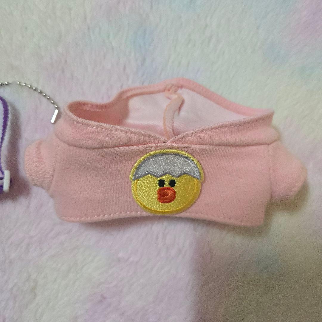 bt21公式 たっとん Sサイズ ぬいぐるみ 服 帽子 リュックセット チミー