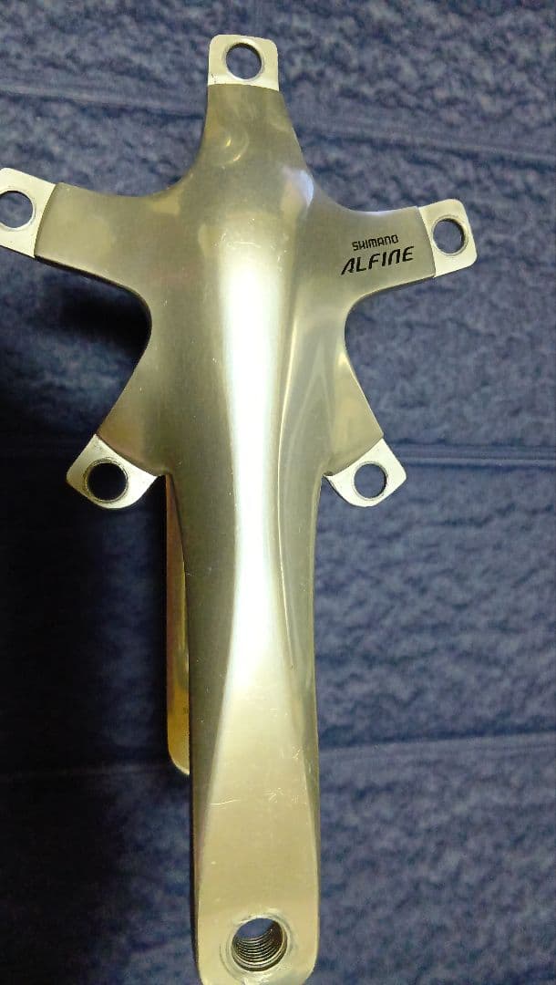 ＊訳あり欠品あり＊SHIMANO ALFINE クランクアーム シルバー