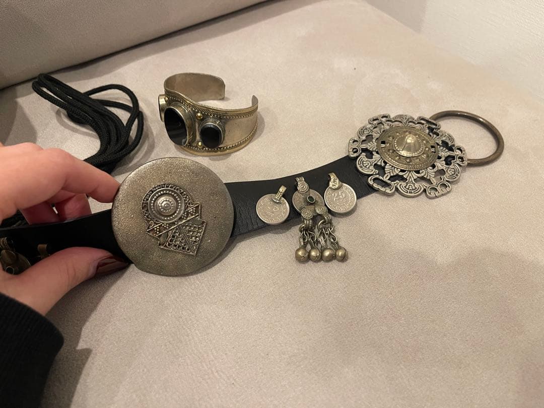 トライバルベリーダンス　ベルト　本革 B-TRIBAL 美品