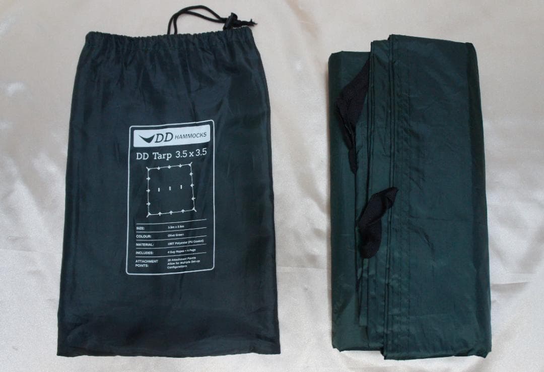 ☆綺麗☆DDタープ☆3.5×3.5☆オリーブグリーン☆☆キャンプ☆野営☆