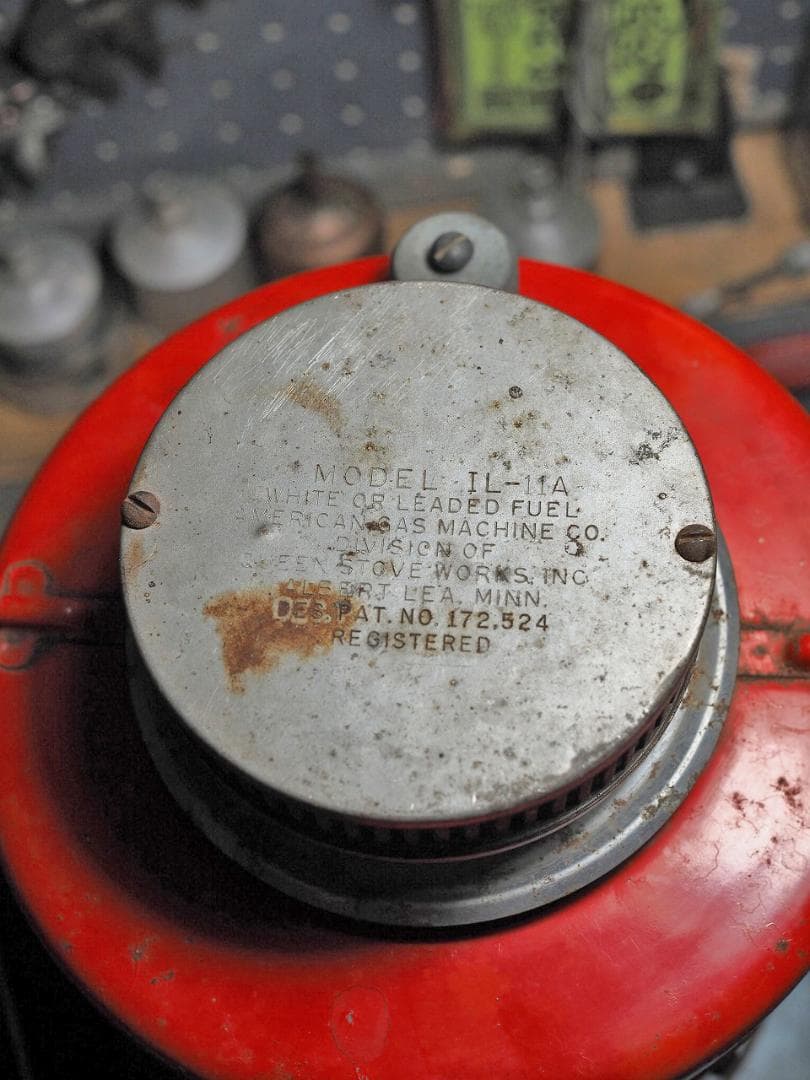 珍品！実働品の真下を照らせる　逆さガソリンランタン AGM IL-11A　u17