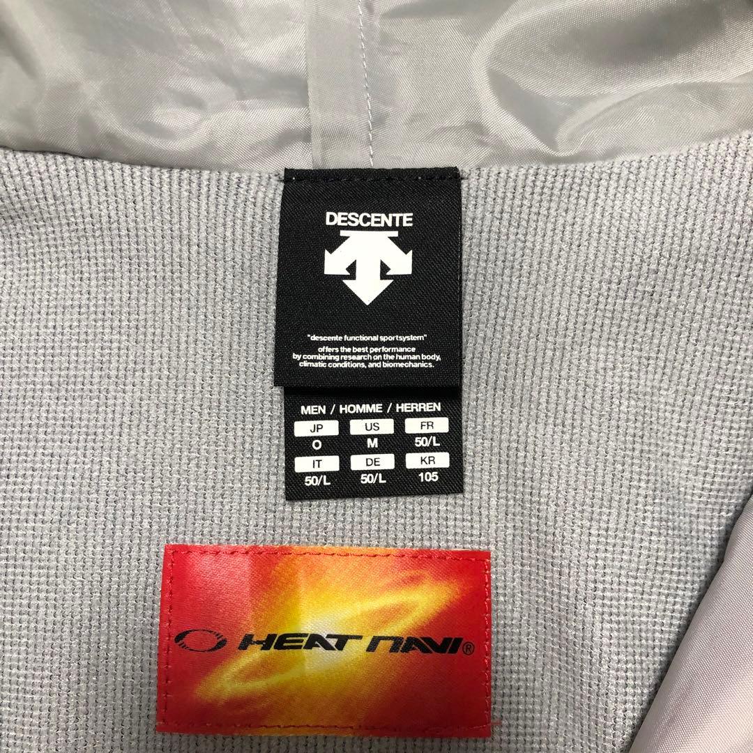 デサント★EKS +THERMO フーディ ジャケット 裏起毛 グレー Oサイズ