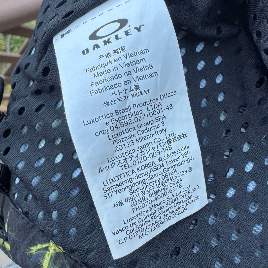 OAKLEY オークリー ゴルフ ウィンドブレーカー JPN XL2 黒×黄色