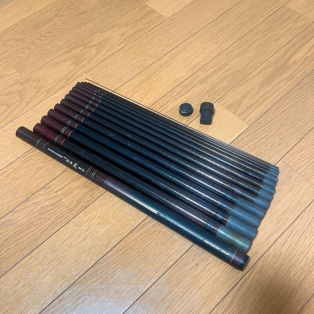 希少 ダイワ精工名竿　渓流竿　アモルファスウイスカー THE 源流匠　硬調53
