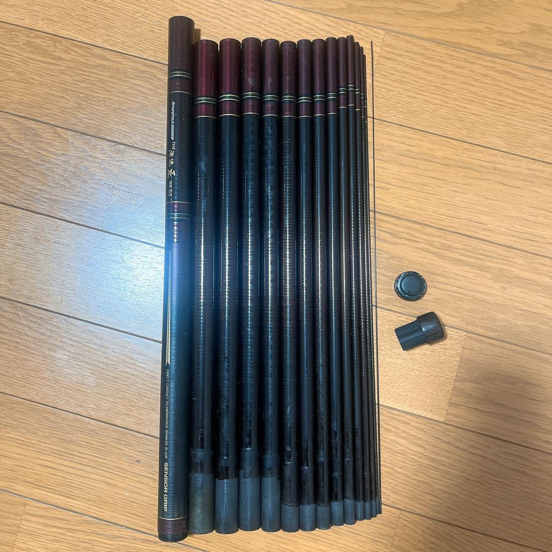 希少 ダイワ精工名竿　渓流竿　アモルファスウイスカー THE 源流匠　硬調53