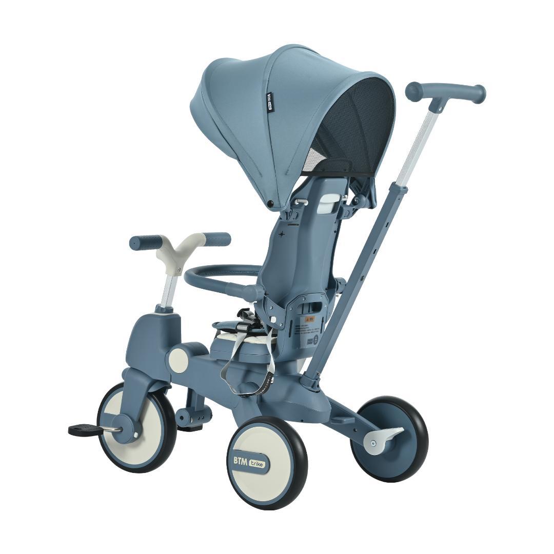新品 誕生日お祝いプレゼント 子供用三輪車 ワンタッチ折りたたみ 高級7in1