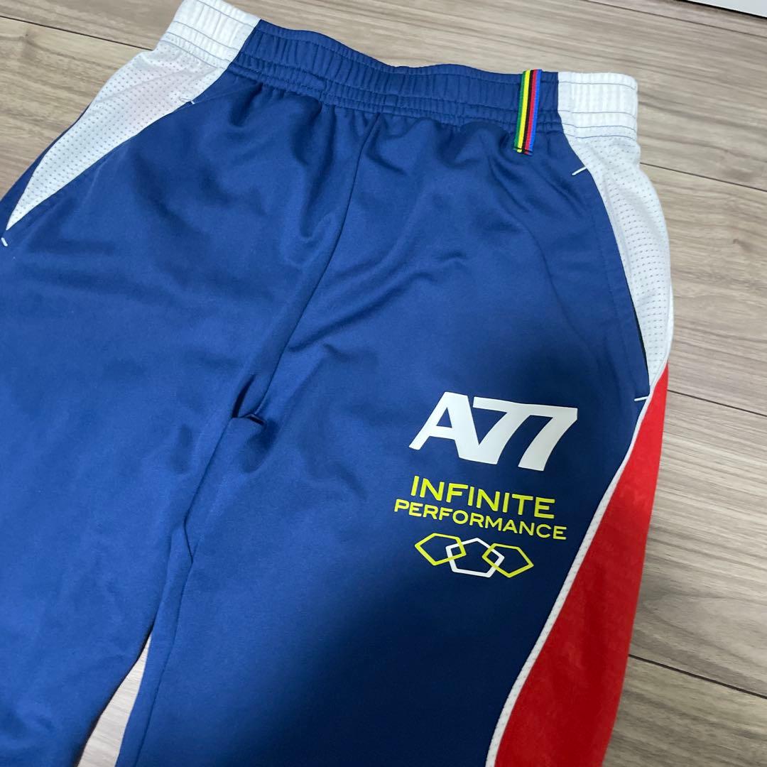 アシックス asics ジャージ 上下セット Sサイズ 赤×青