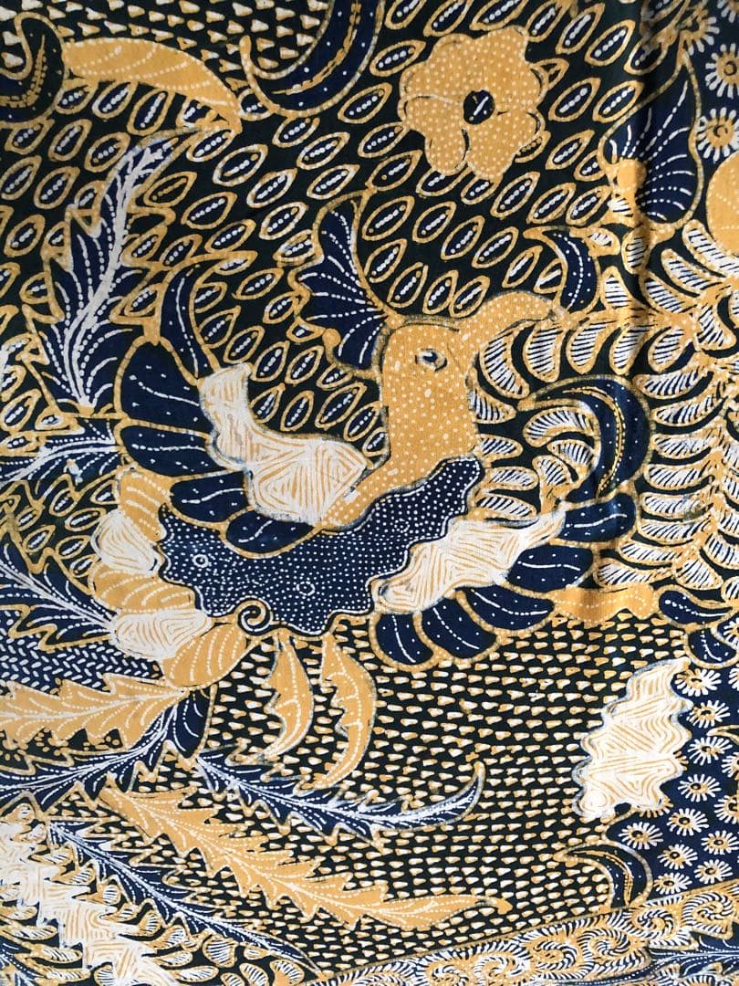 手描き、草木染め オールドバティック(8452)