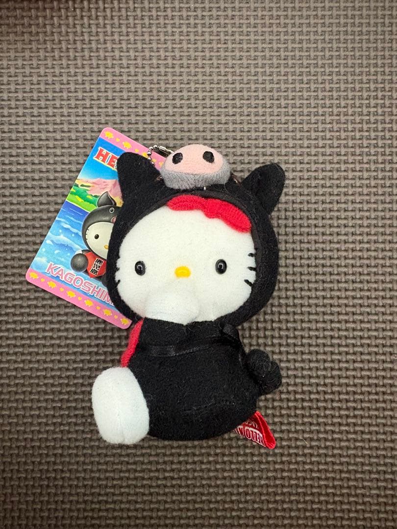キティ　鹿児島　黒豚　ぬいぐるみ