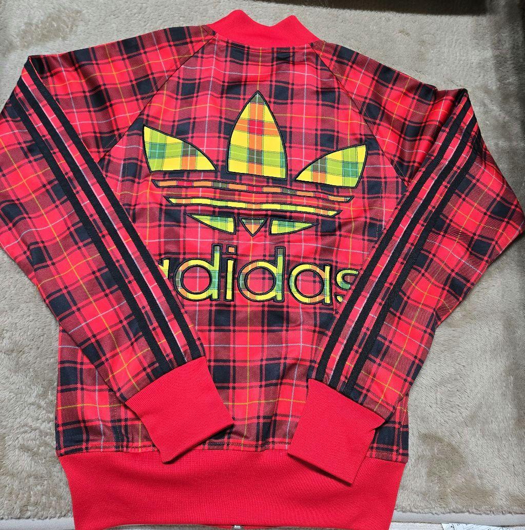 【極美品】adidas × JEREMY SCOTT フリル ジャージ　赤