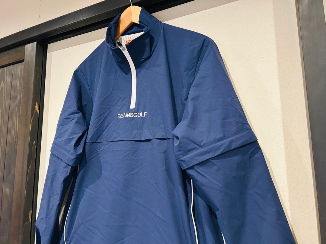 BEAMS GOLF ネイビー ハーフジップジャケット スニードジャック