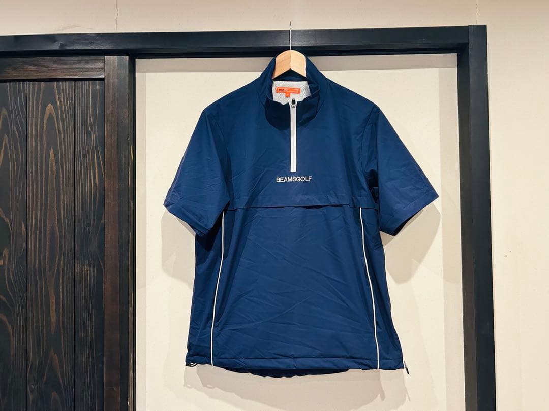 BEAMS GOLF ネイビー ハーフジップジャケット スニードジャック
