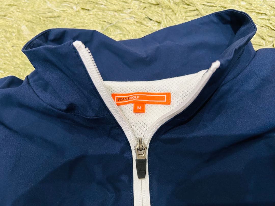 BEAMS GOLF ネイビー ハーフジップジャケット スニードジャック