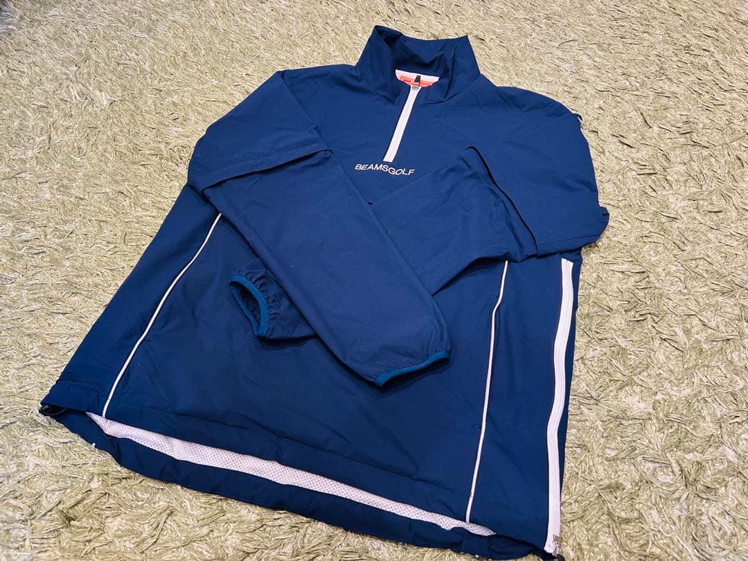 BEAMS GOLF ネイビー ハーフジップジャケット スニードジャック