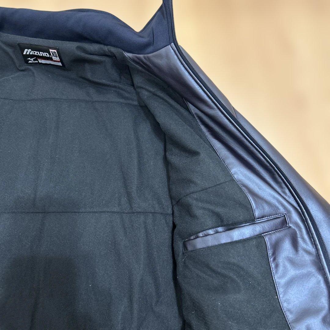Mizuno street オーバーサイズ 野球ジャケット グランドコート　紺