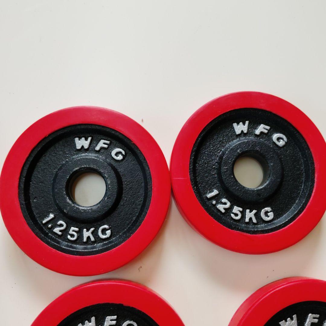 WFG ダンベルプレート 2.5kg×4枚 1.25kg×2枚 10キロ✕2