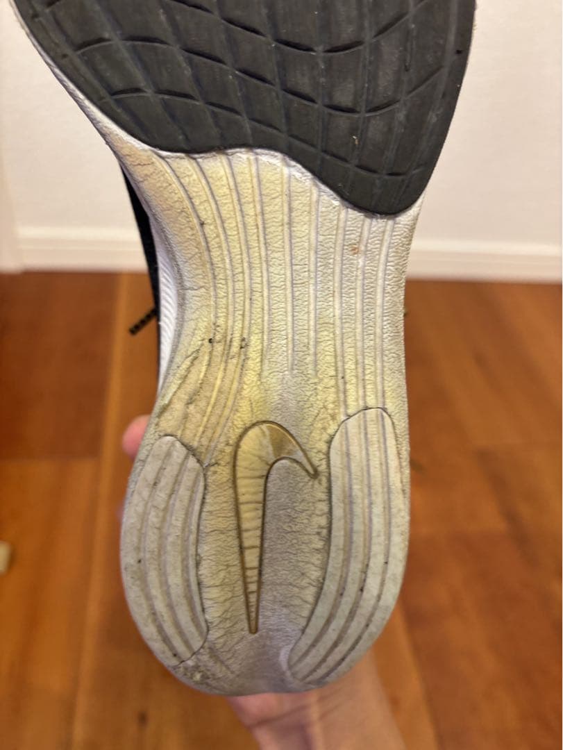 NIKE ヴェイパーフライ NEXT%2 ブラックゴールド 25.5cm
