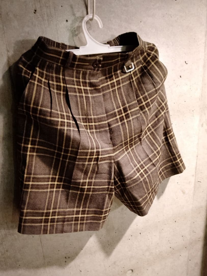 大人気　LANVIN Golf チェック柄ゴルフパンツ Mサイズ　送料無料