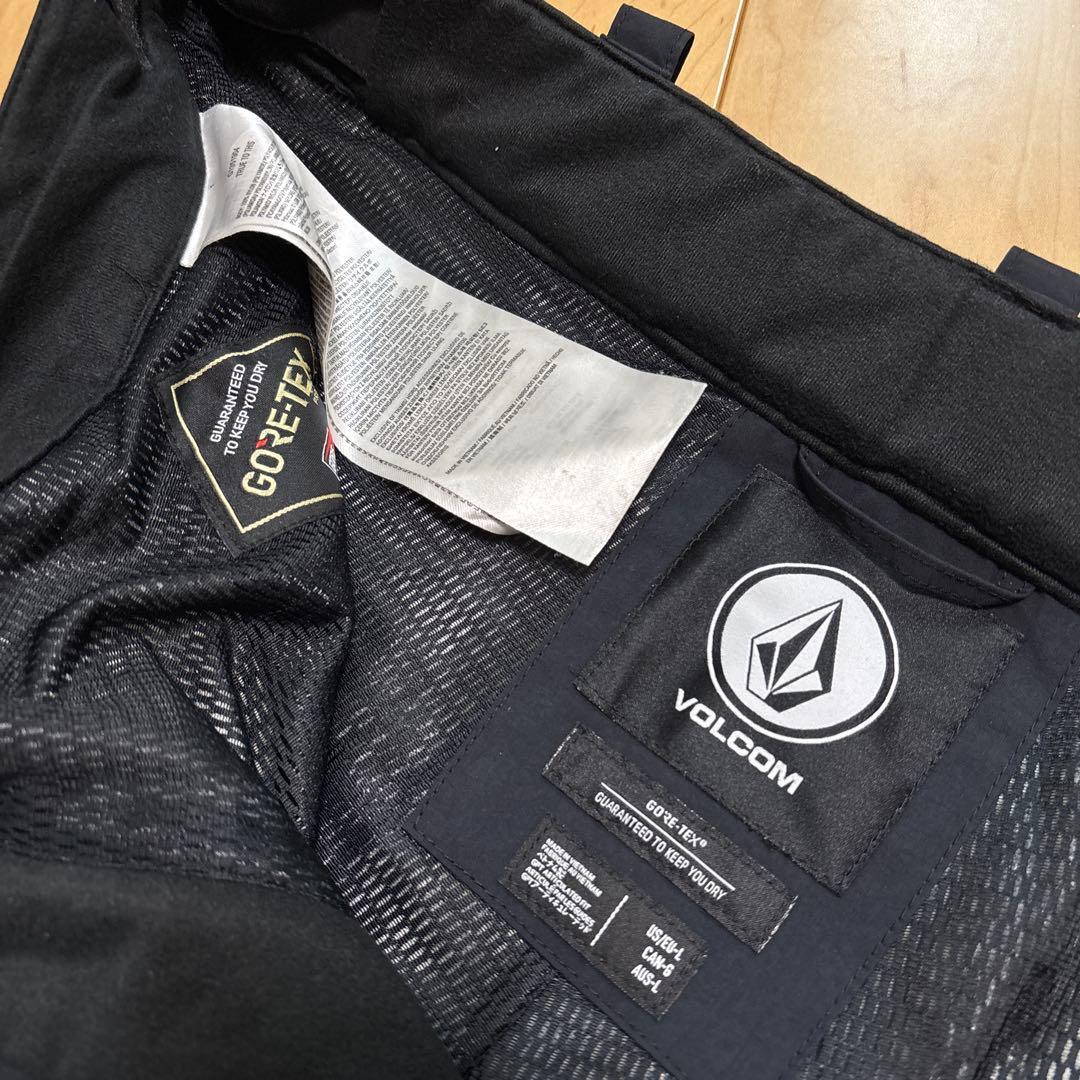 【美品】 VOLCOM ボルコム　L GORE-TEX　ゴアテックス 黒　XL