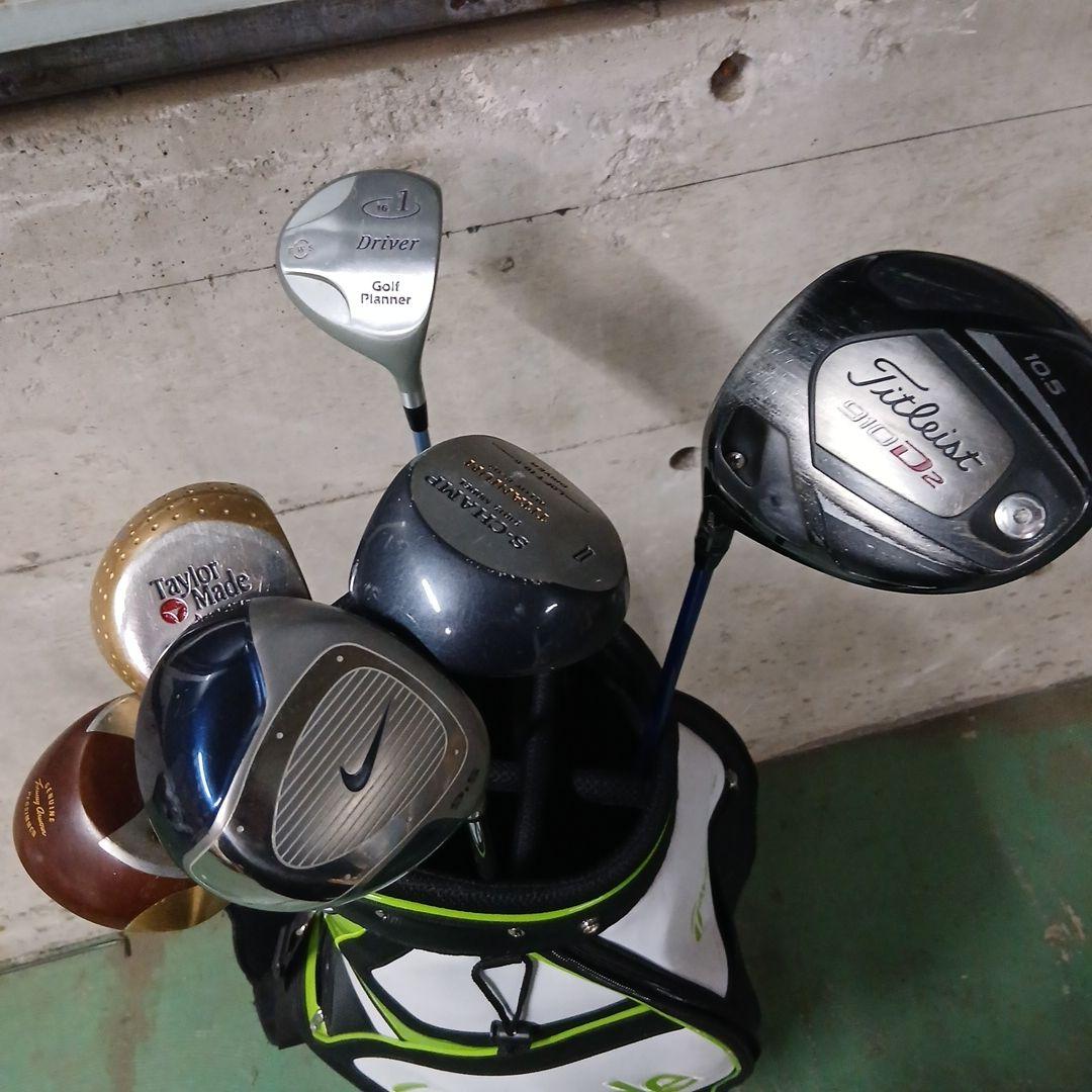 TaylorMade クラブセット キャディバッグ付きフードなし6本