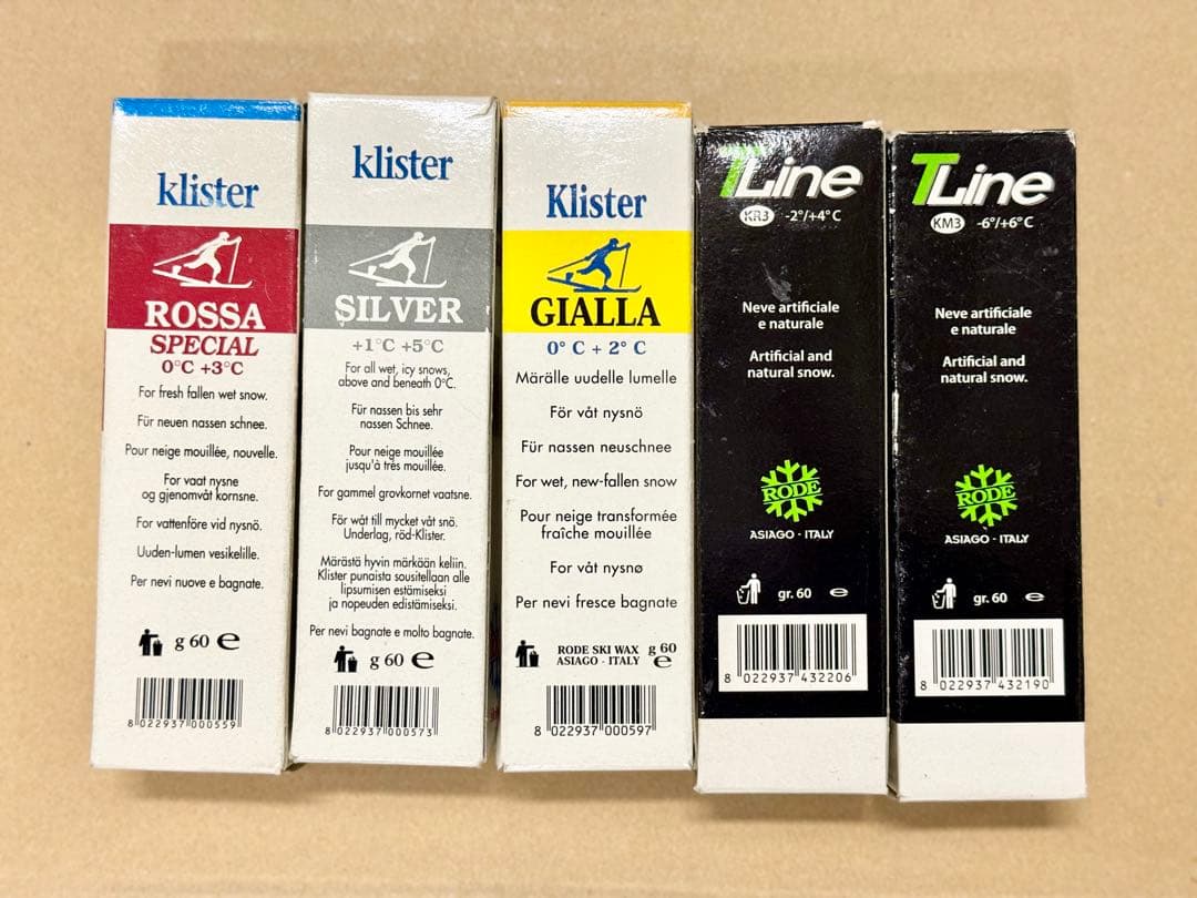 スキー RODE Klister Ski Wax Set