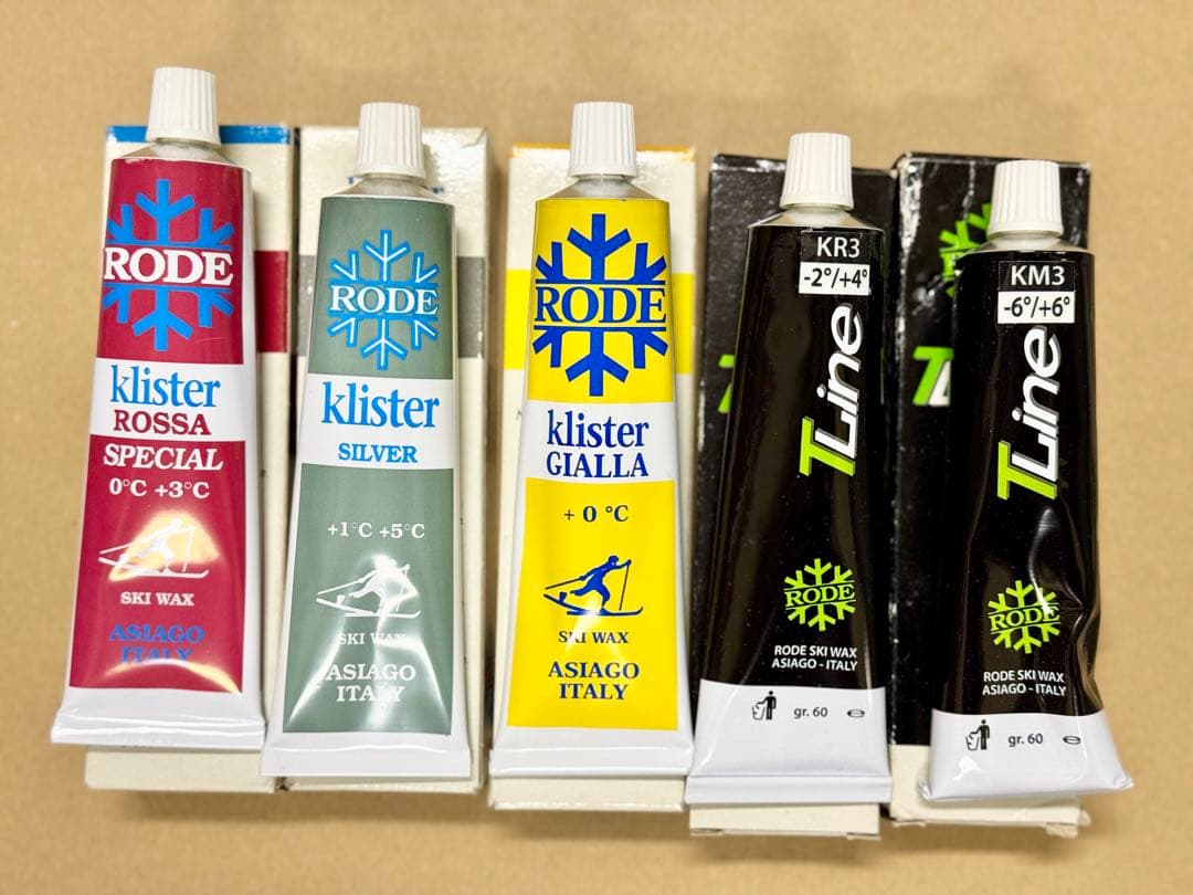 スキー RODE Klister Ski Wax Set