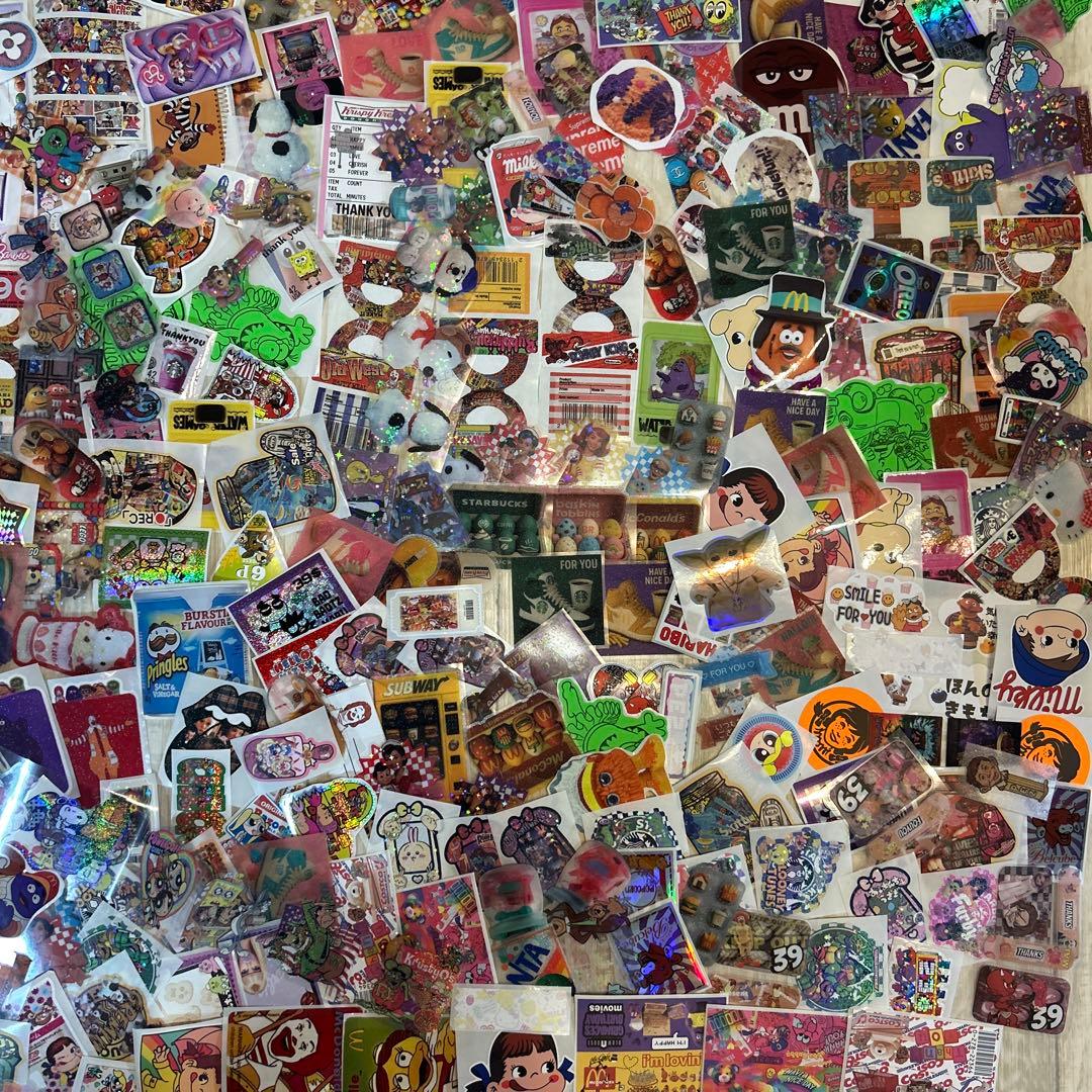 アメキャラ シール 大量まとめ売り 1000枚セット