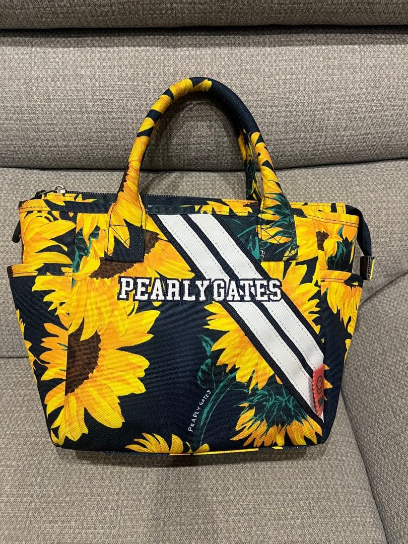 PEARLY GATES ひまわり柄トートバッグ