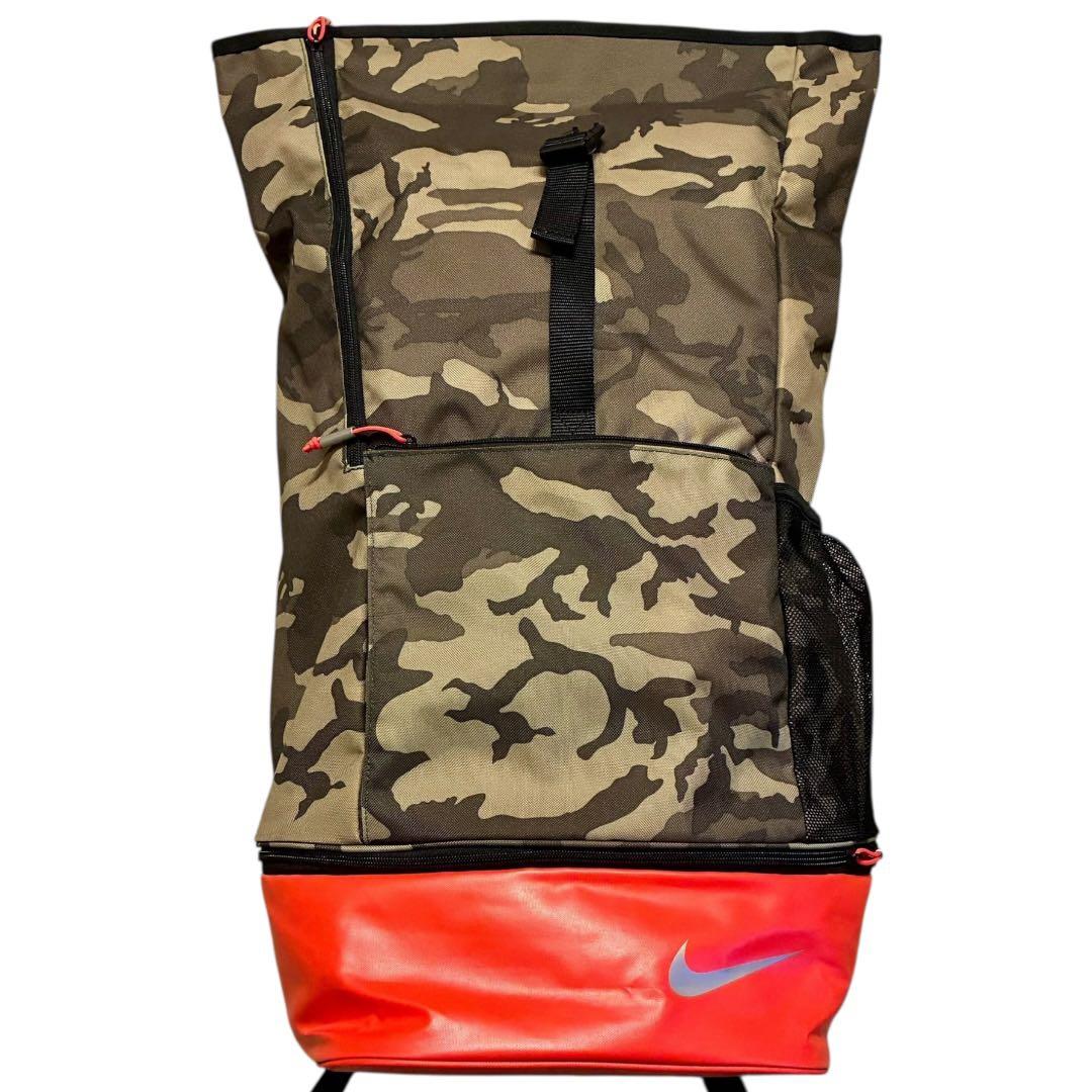 【美品】Nike カモフラージュ ゴルフ ロールトップリュック 大容量
