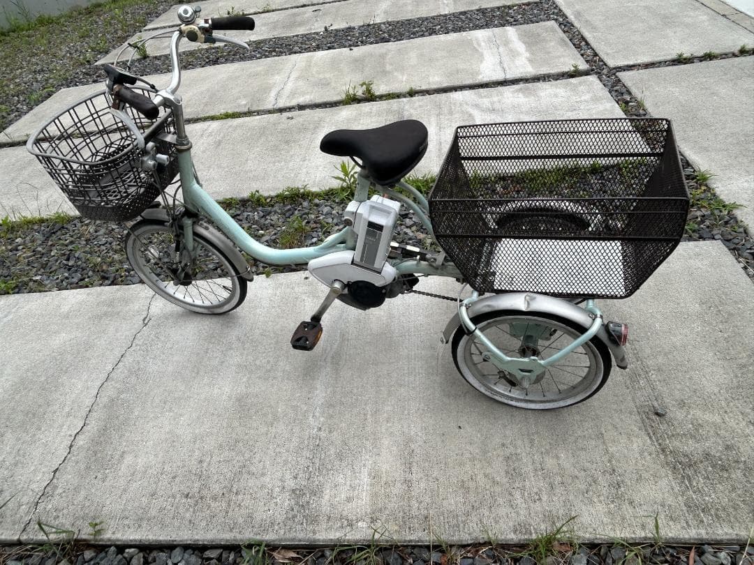 【引取限定／電動アシスト三輪車】ブリヂストン アシスタワゴン/バッテリー新品
