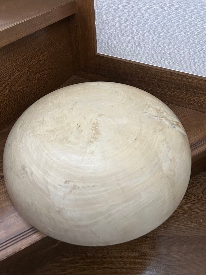 木のオブジェ アイボリー