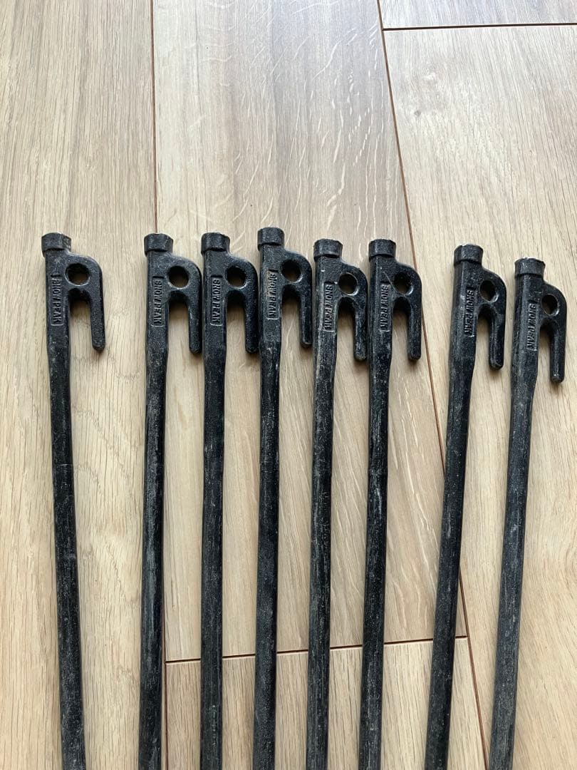  peak スノーピークペグ8本セット　ペグケース　収納