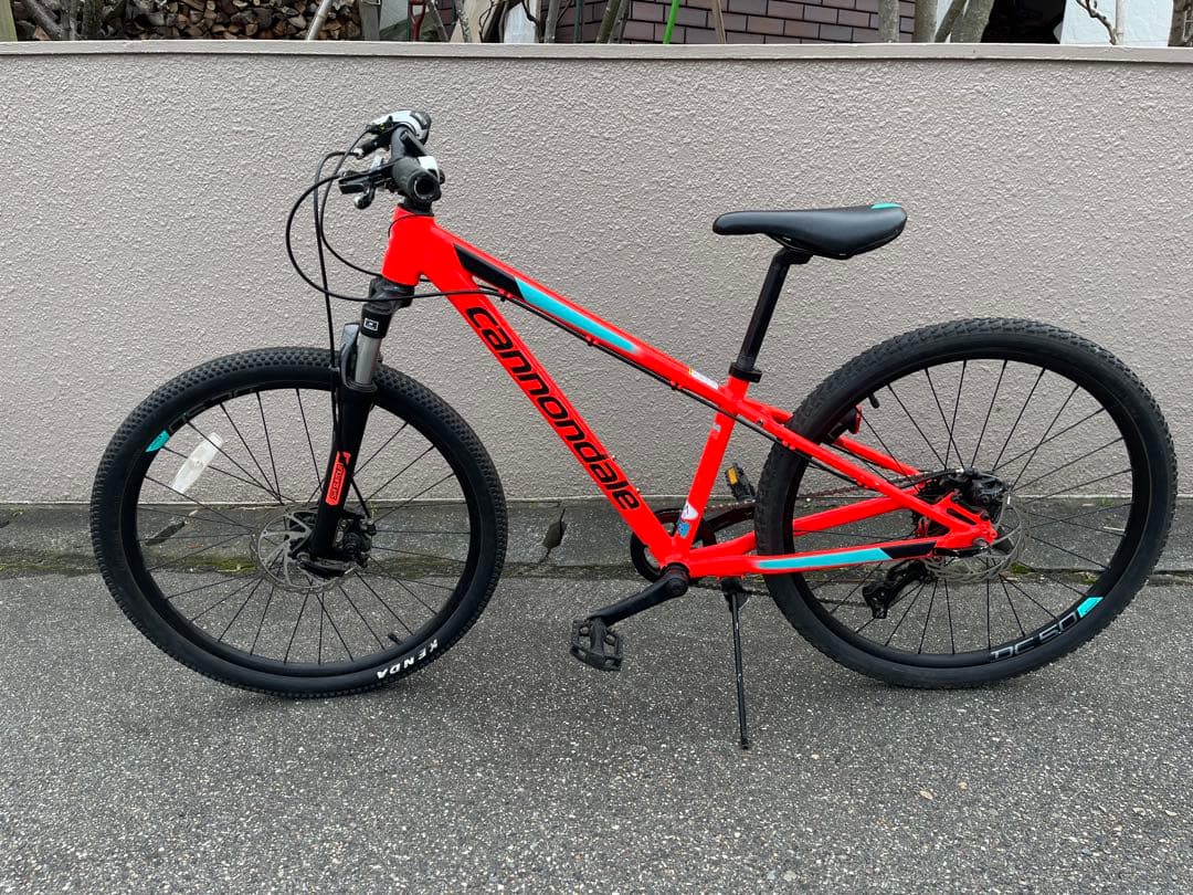 キャノンデール　キッズMTB　サスペンション、ディスクブレーキ付き　送料込み