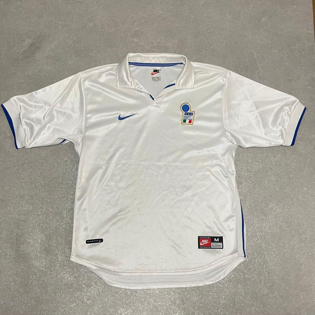 【希少】イタリア代表 NIKE アウェイユニフォーム 98フランスW杯 Mサイズ