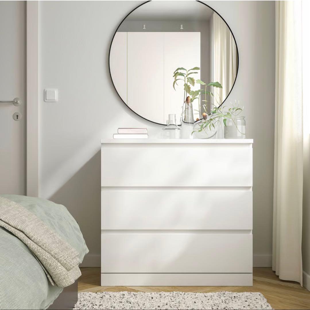 IKEA MALM マルム　チェスト　3段