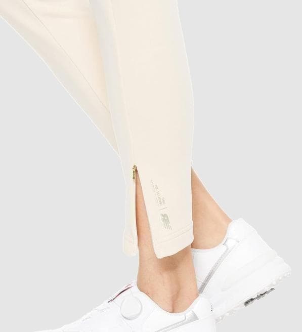 NEW BALANCE GOLF 裏起毛パンツ ベージュ ウエストゴム 新品