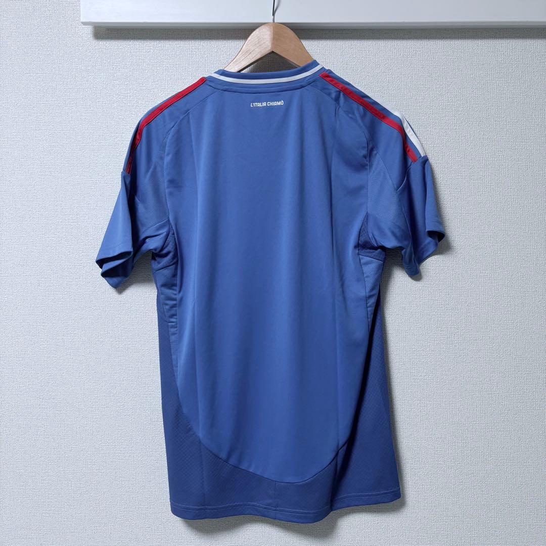【新品未使用】2024ユーロイタリア代表 adidas ユニフォームMサイズ　青