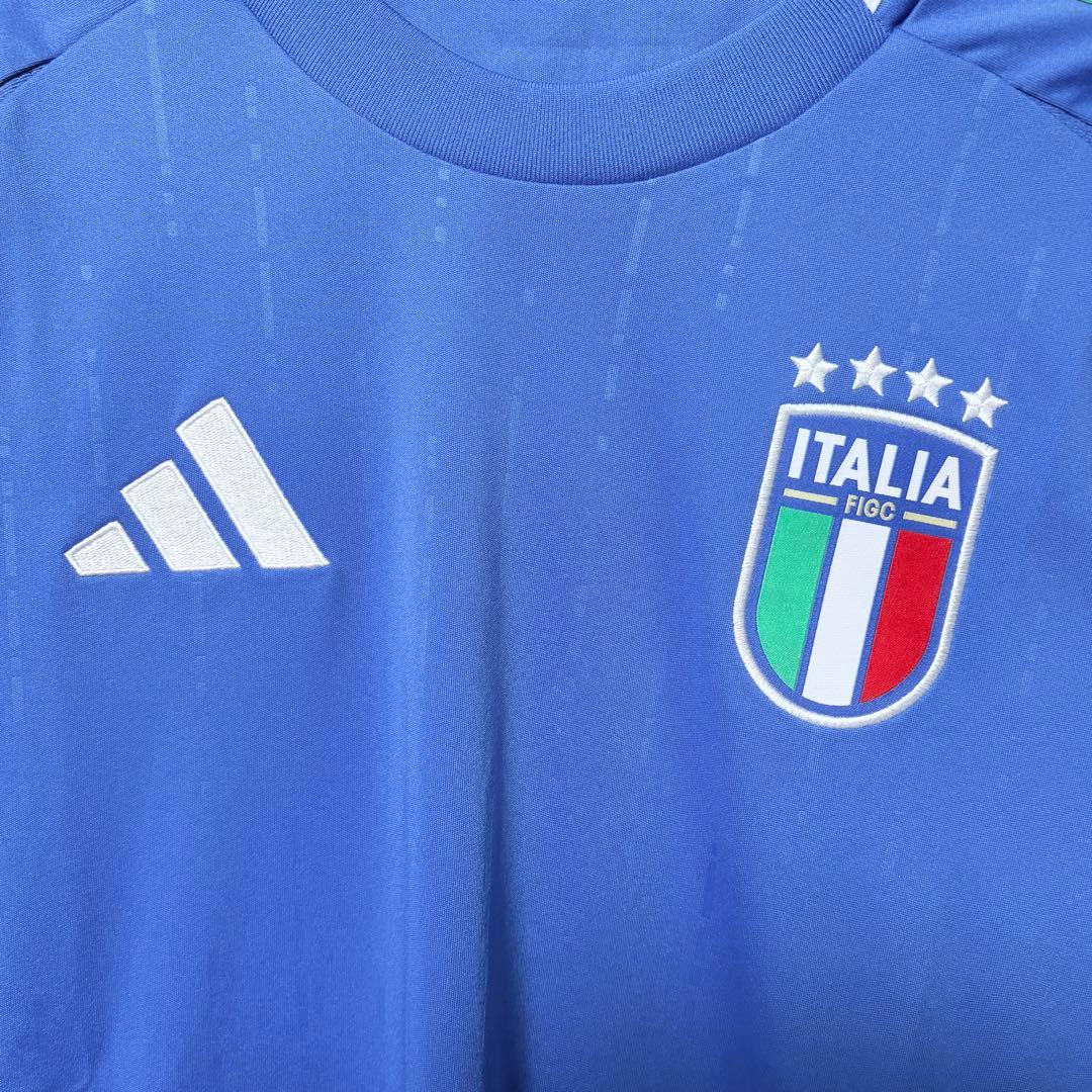 【新品未使用】2024ユーロイタリア代表 adidas ユニフォームMサイズ　青
