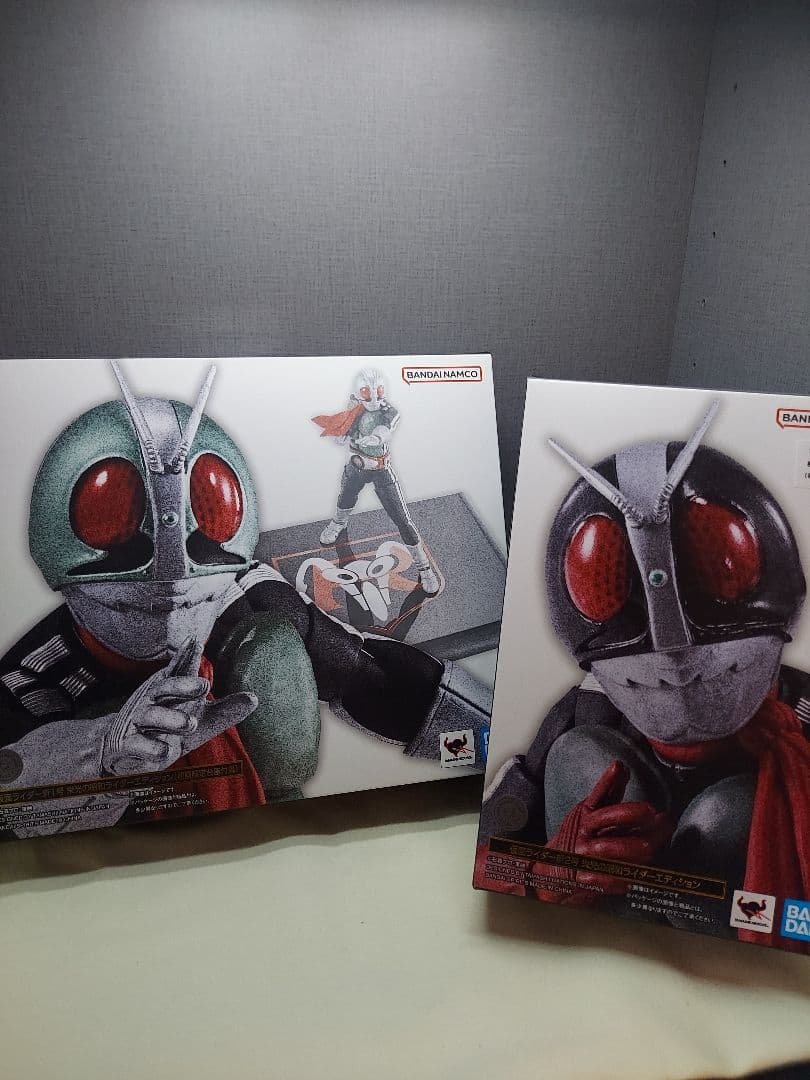 【3月中の出品予定】 真骨彫 仮面ライダー1号・2号 2体セット